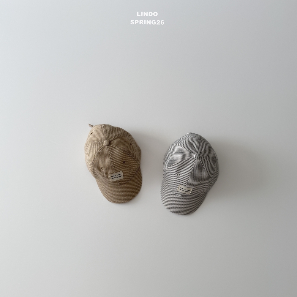 正韓春lindo 直條帥氣棒球帽