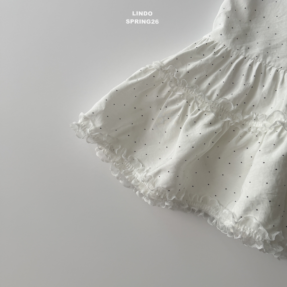 正韓春LINDO 小童芝麻牛奶吊帶裙