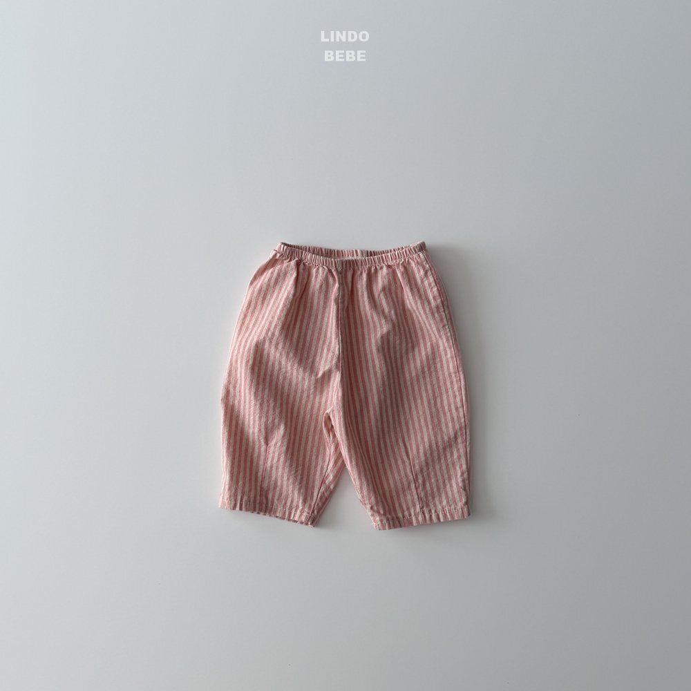 正韓春lindo 嫩嬰三色直條長褲