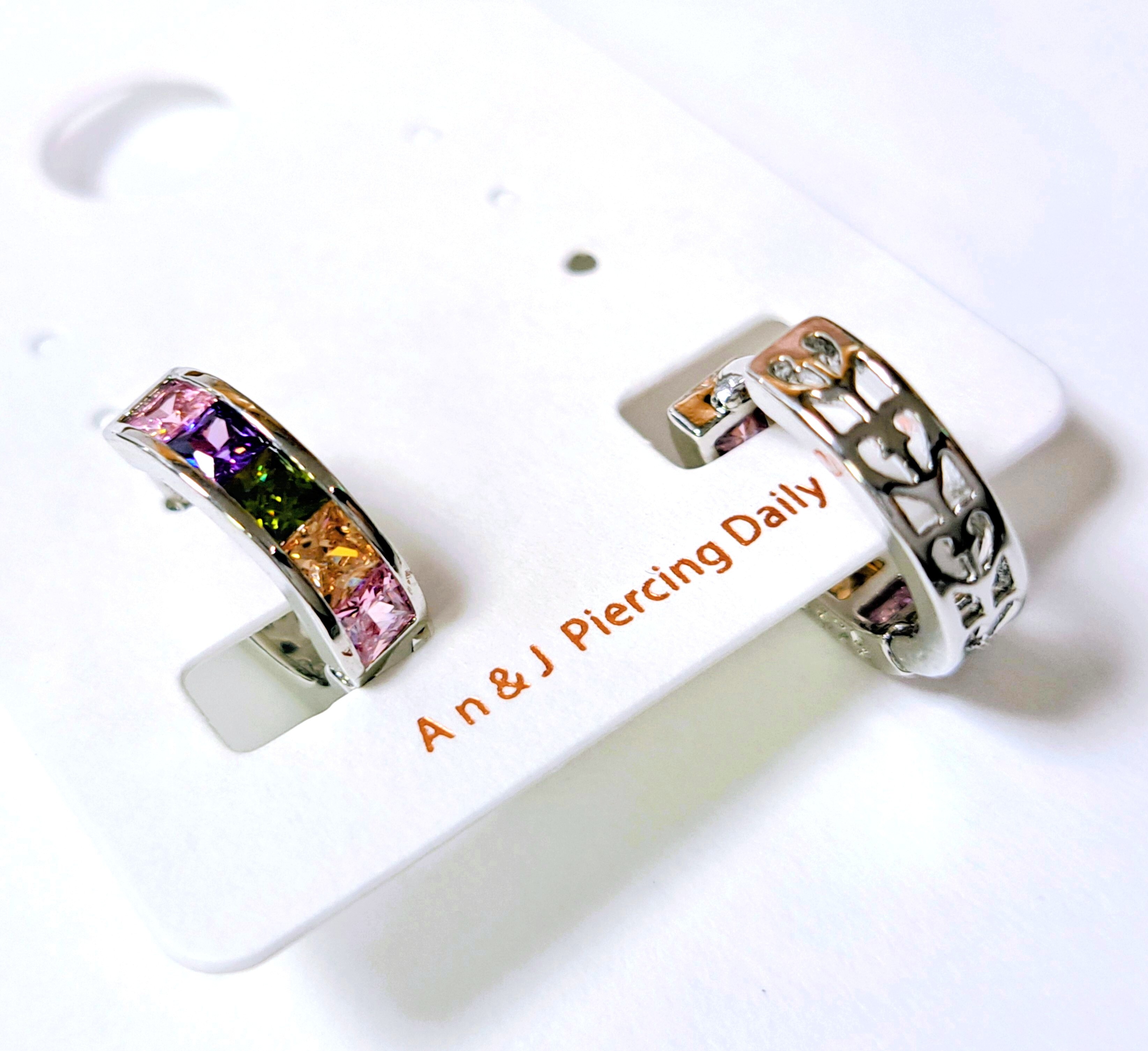 合金-易扣 排列多色方鋯