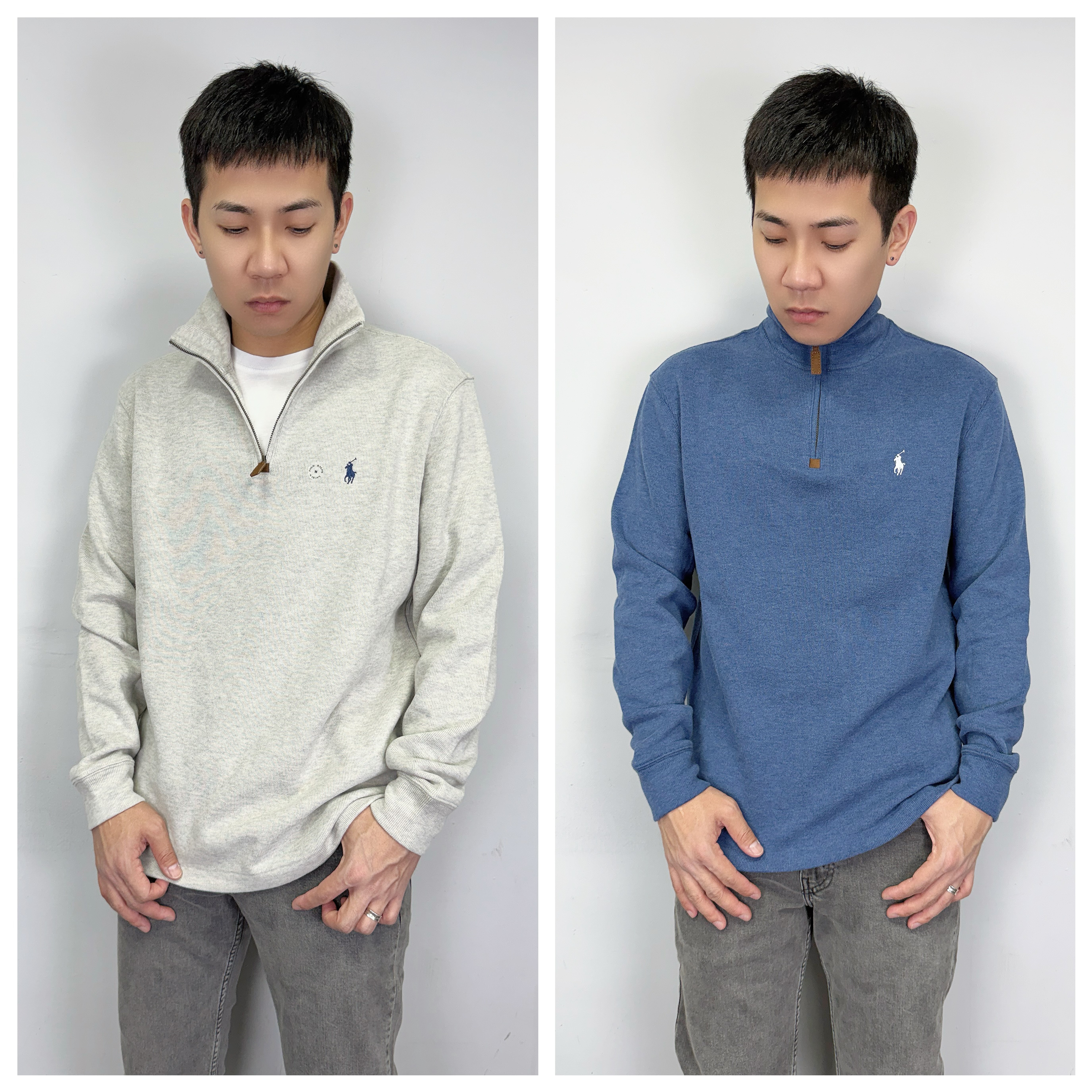 Polo Ralph Lauren 成人版 小馬 半拉鍊 長袖上衣