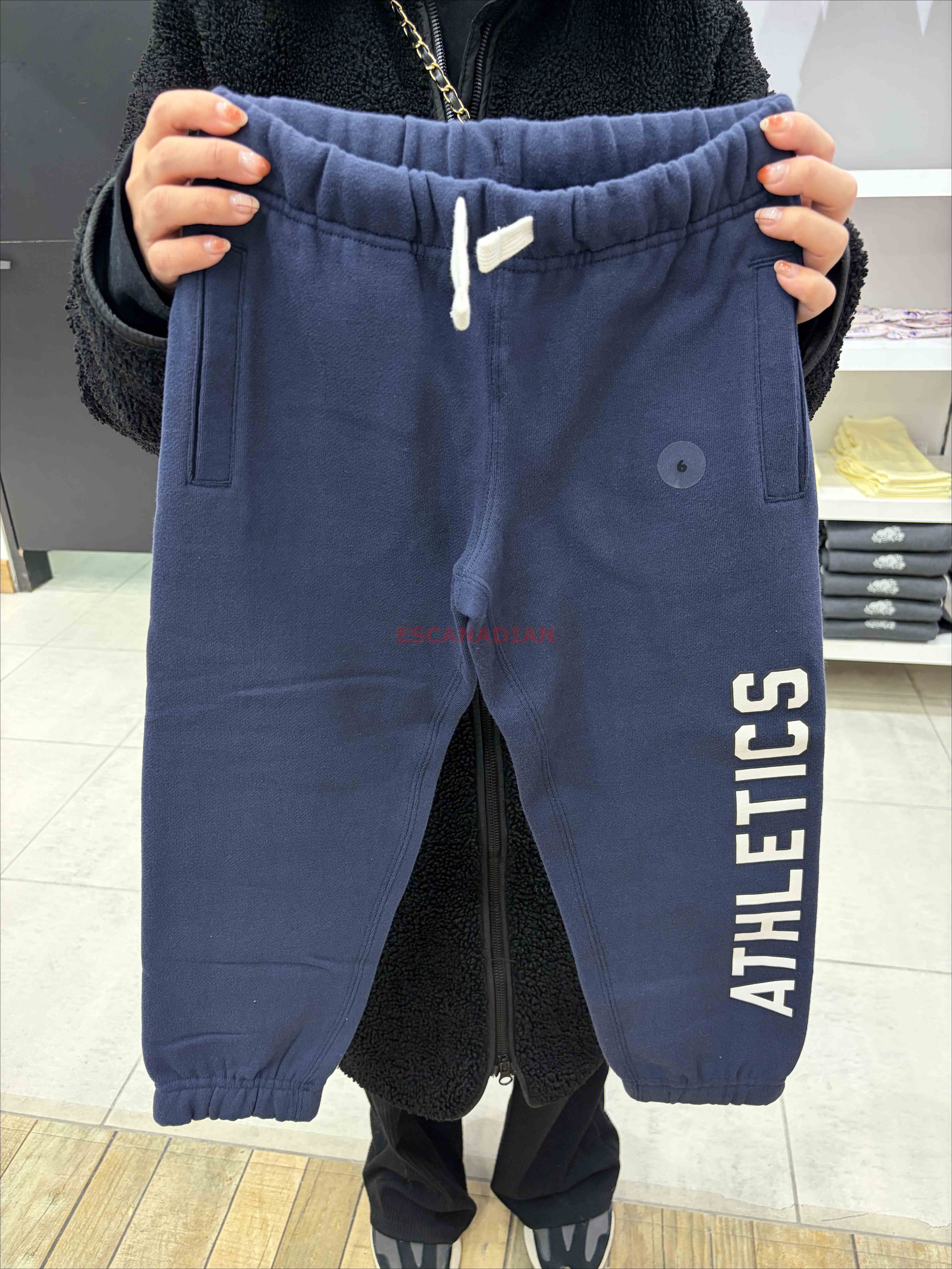 ROOTS 大童 運動系列 Athletic 縮口 刷毛 棉褲