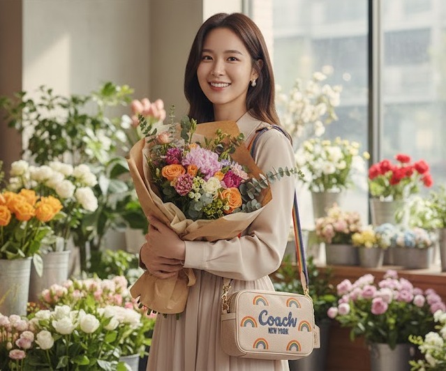 【預購】Coach H021156 Rainbow Theo相機包