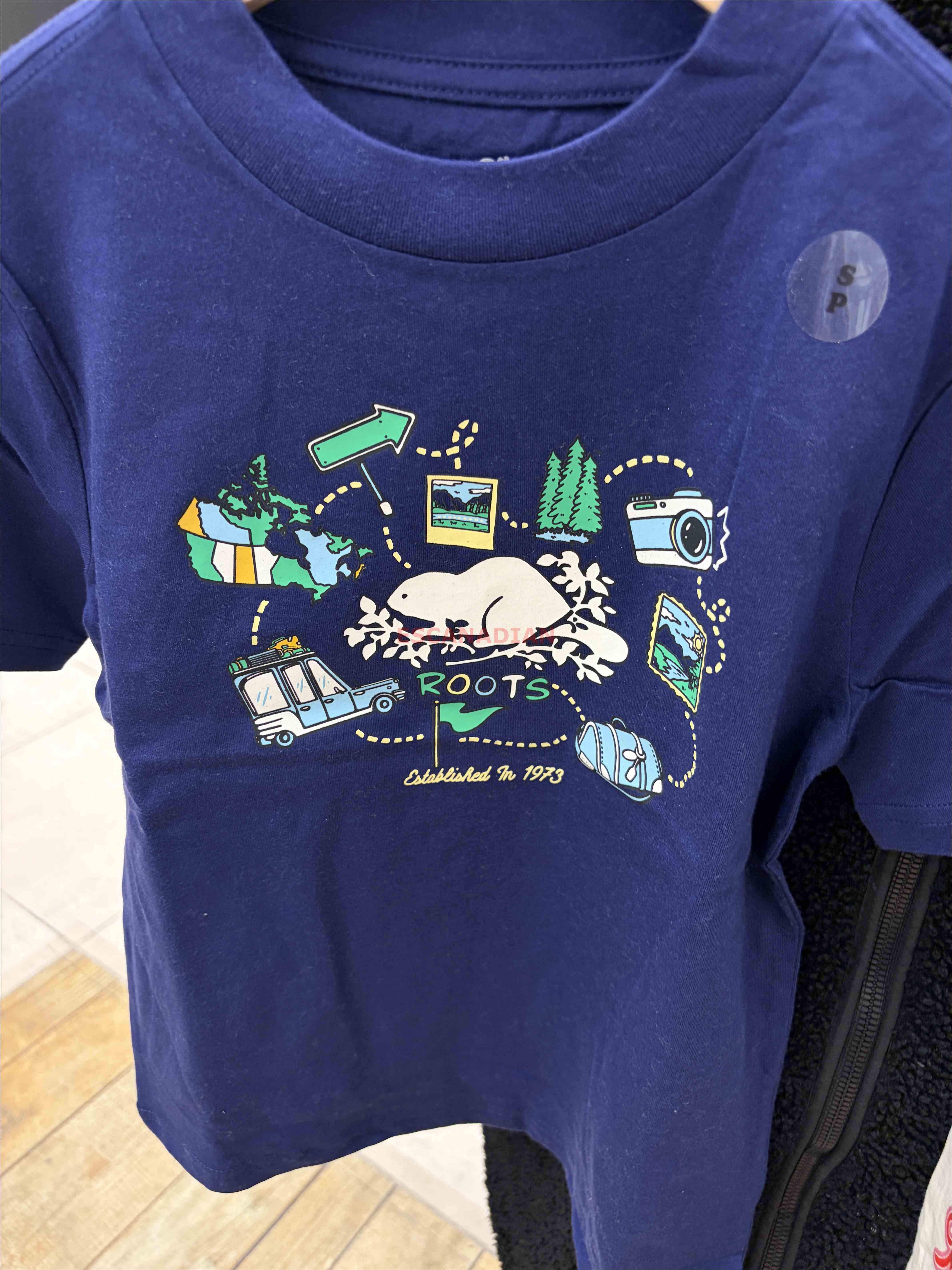 ROOTS 大童 戶外系列 公路旅遊 圖案 短TEE (2色)