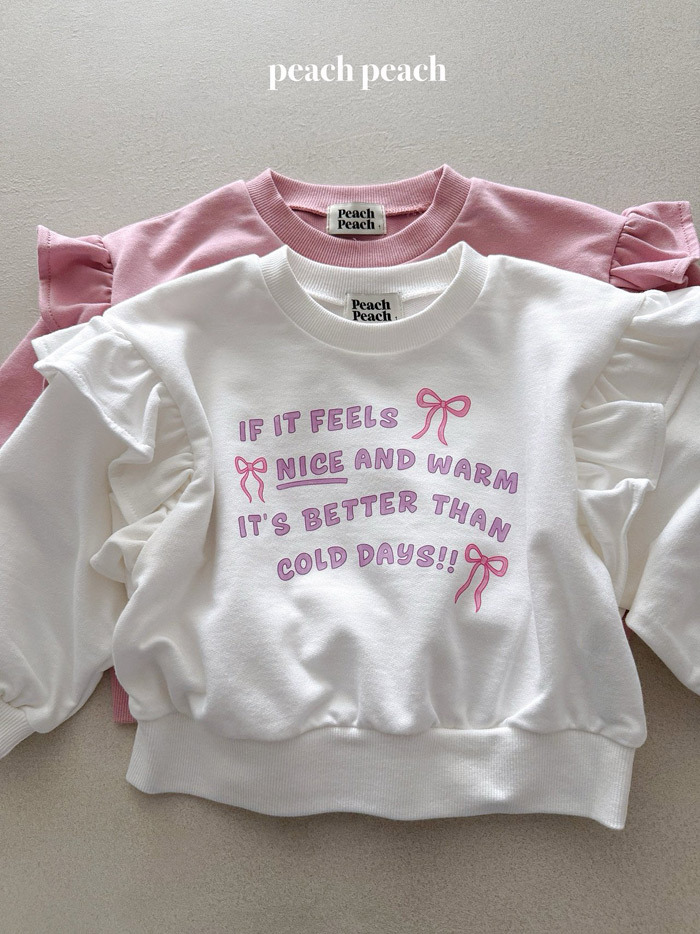 正韓春PEACHPEACH 兩色飛袖字母上衣