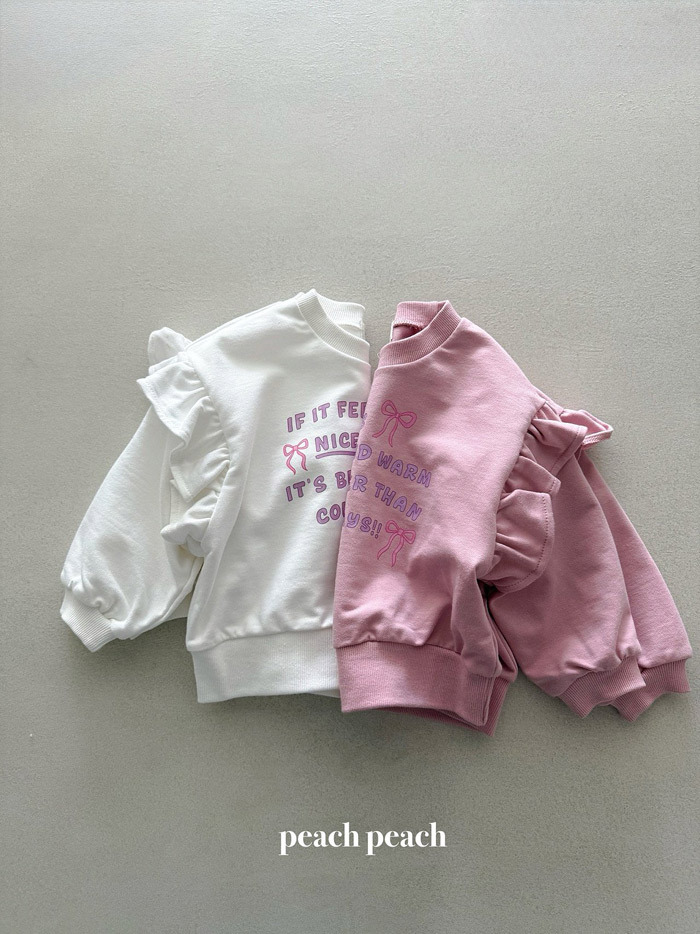 正韓春PEACHPEACH 兩色飛袖字母上衣