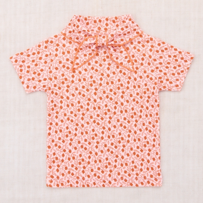 Misha & Puff 渡假風花朵圖騰領結上衣 Scout Tee - Aura Lisse Fields