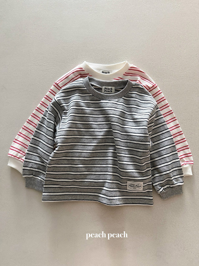 正韓春PEACHPEACH 親子裝_兩色美式條紋上衣