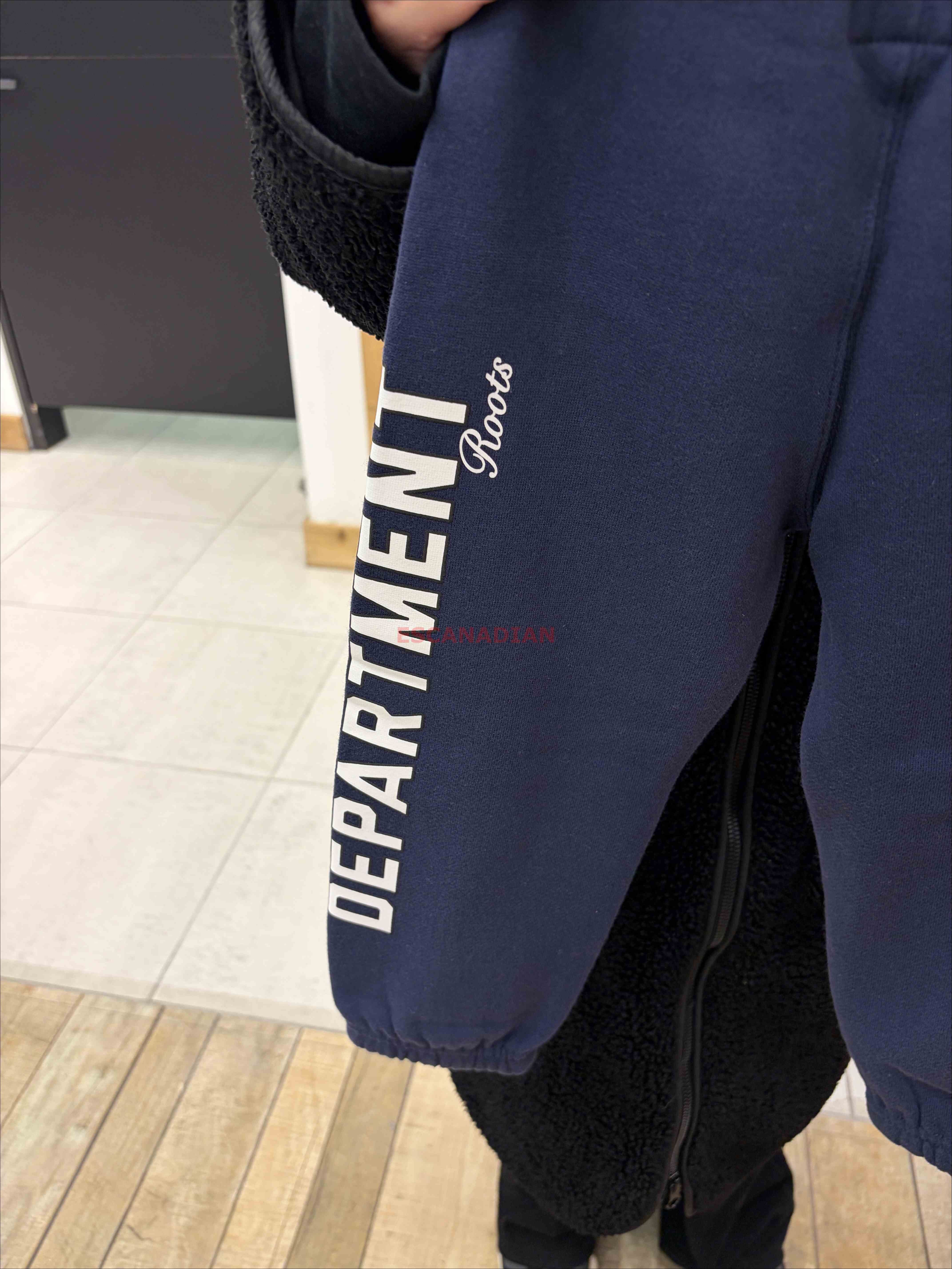 ROOTS 小童 運動系列 Athletic 縮口 刷毛 棉褲