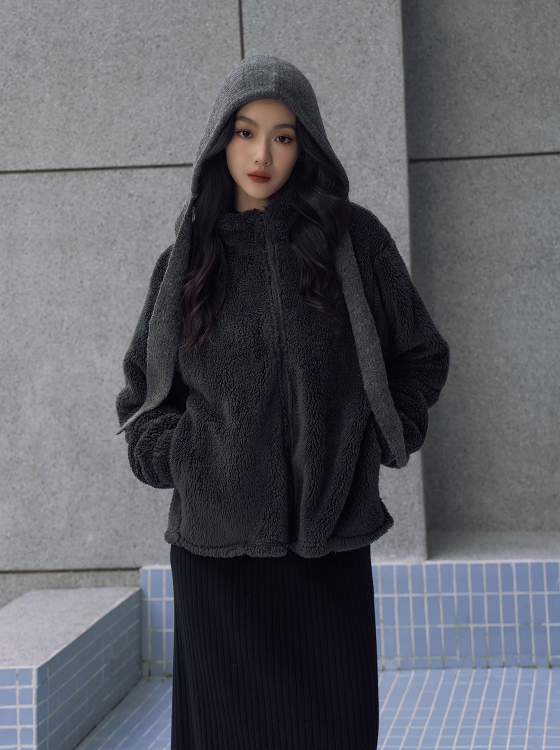 【期間限定】極暖三穿防風絨毛外套