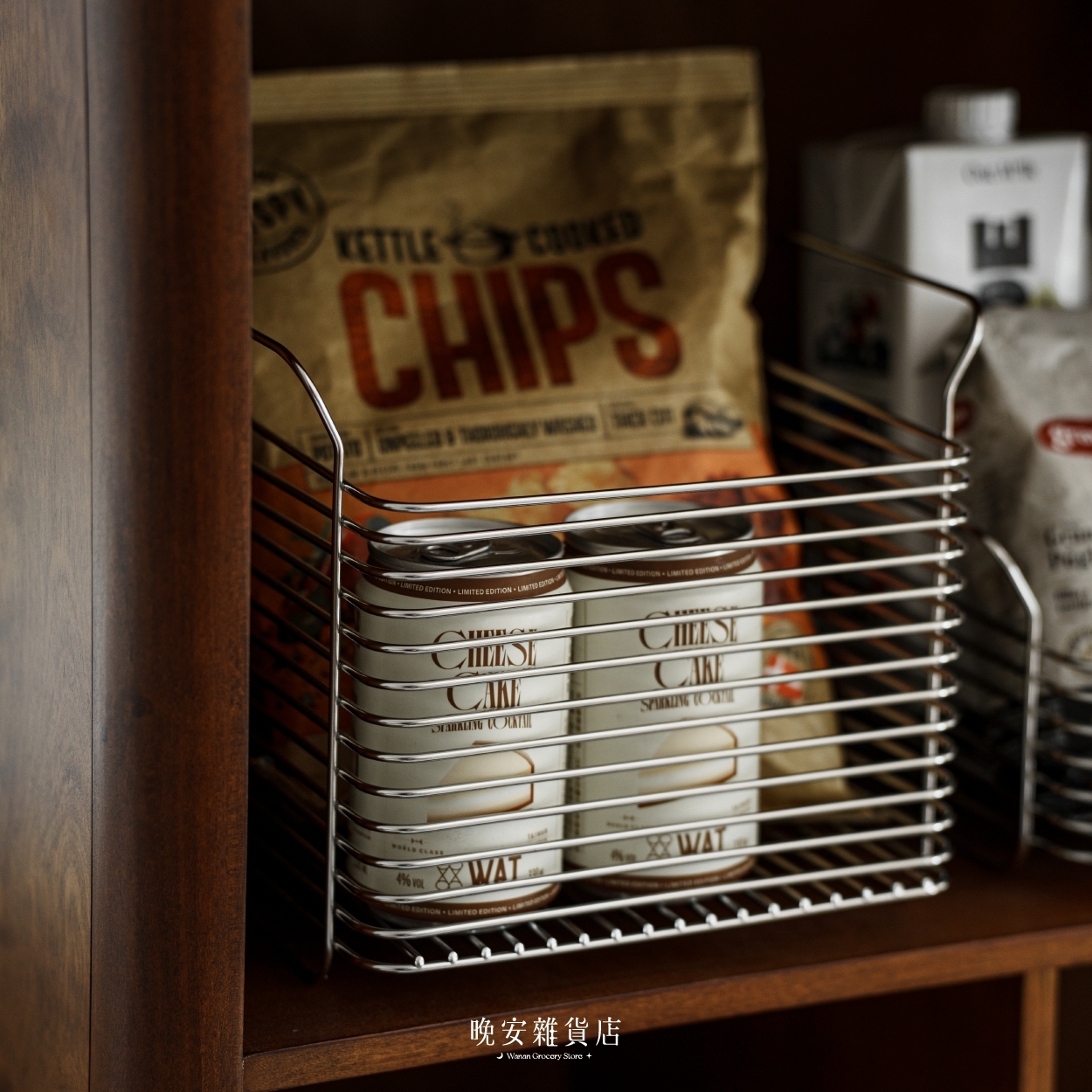 【雜物收納】不鏽鋼提手收納框｜提手籃