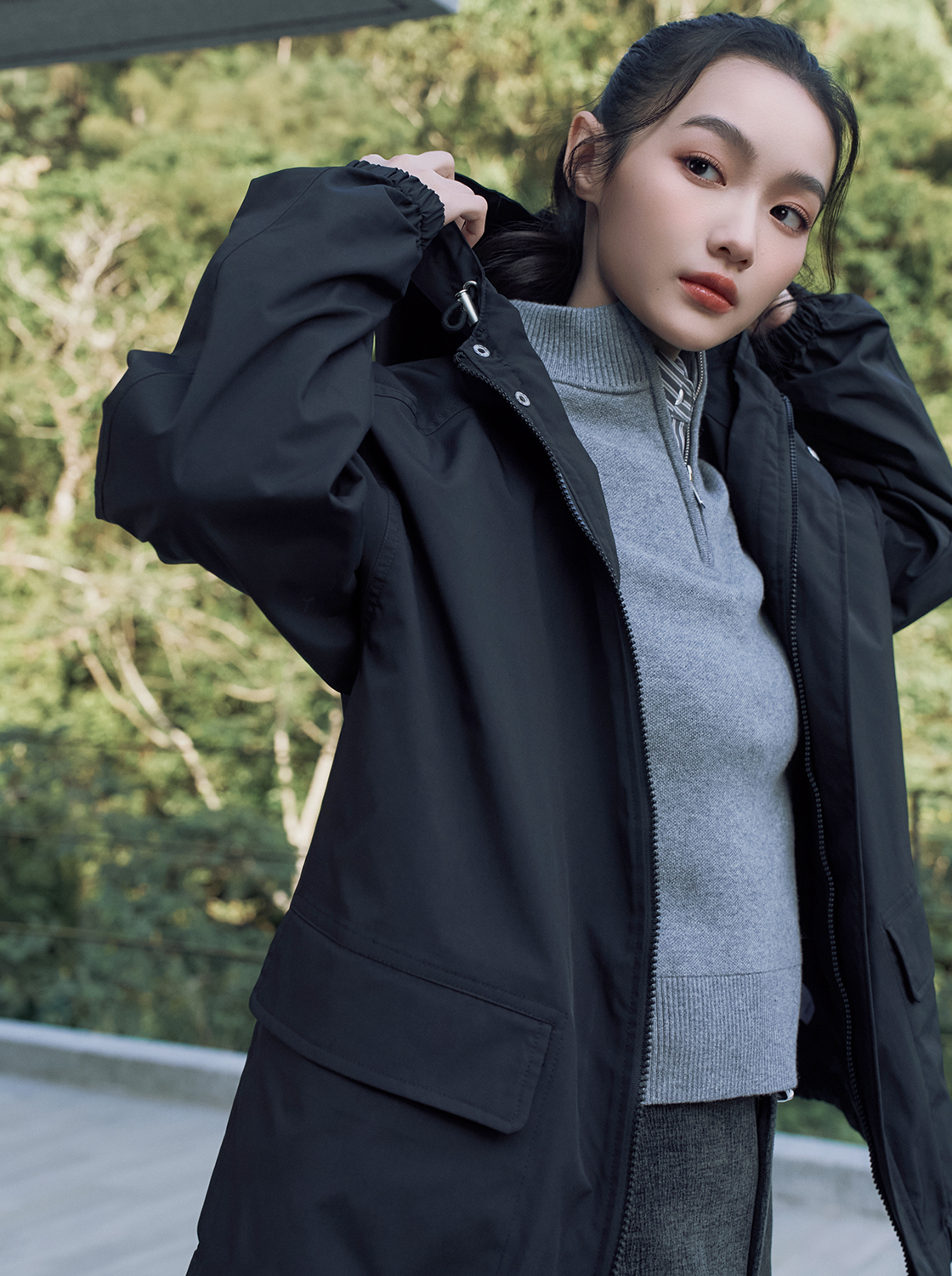 【期間限定】極暖三穿防風絨毛外套