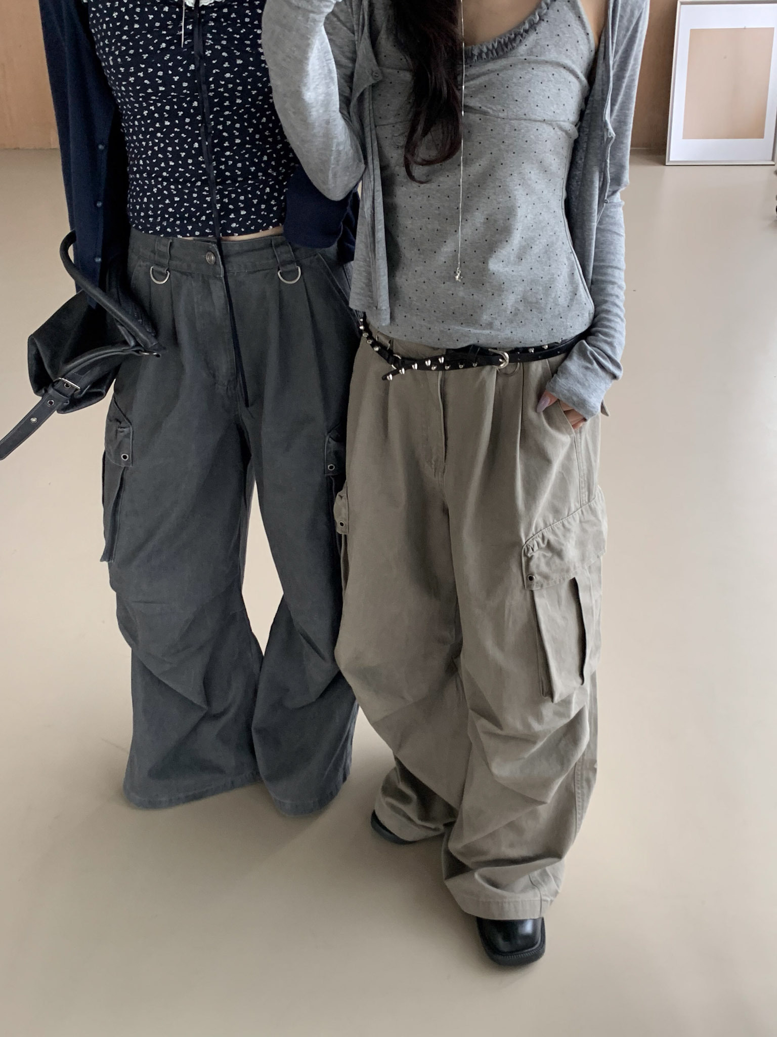 ISA_來點不一樣! 金屬環重工堆堆設計工裝褲_61059