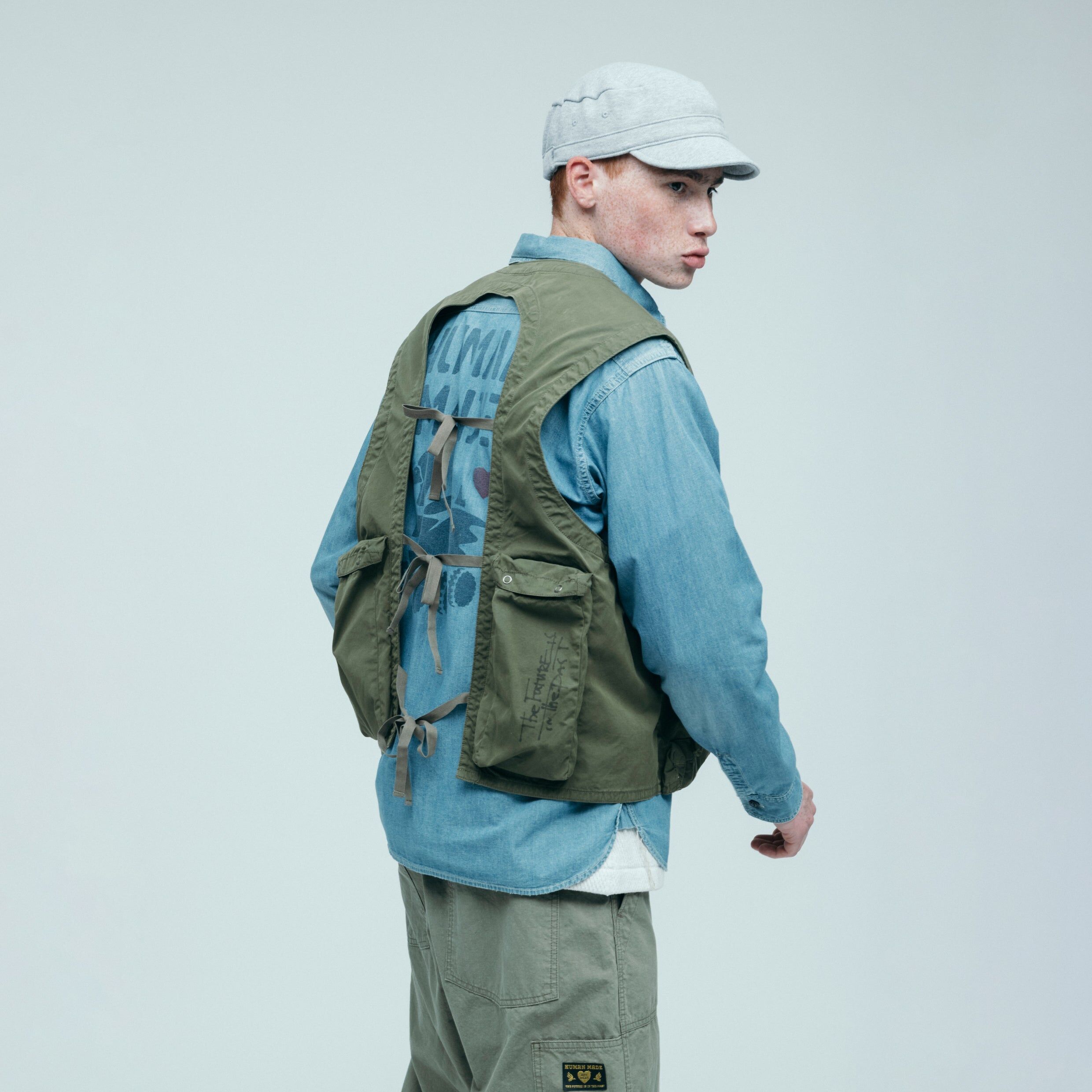 預購┃日本製 HUMAN MADE SWEAT MIL CAP 愛心軍帽 帽子