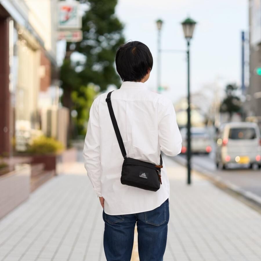 【預購】J0212601 Gregory  CLASSIC BAGS ENVELOPE SHOULDER 125406 單肩包 （黑色）