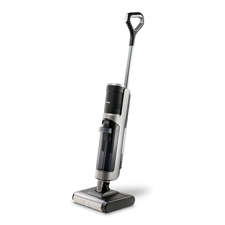 德國寶WVC-222DC無線乾濕拖地吸塵機雙滾刷設計