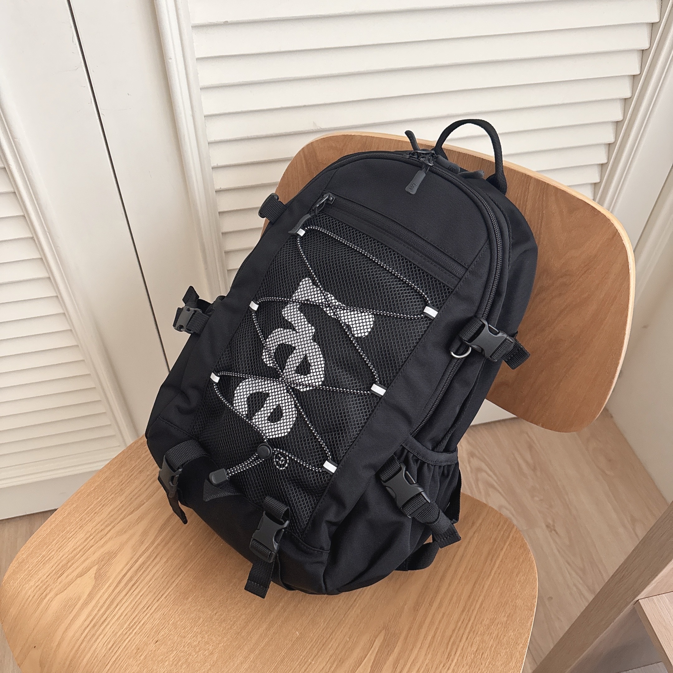 （現貨）LEE 大logo 網繩 機能 後背包 14L LK2501BP05