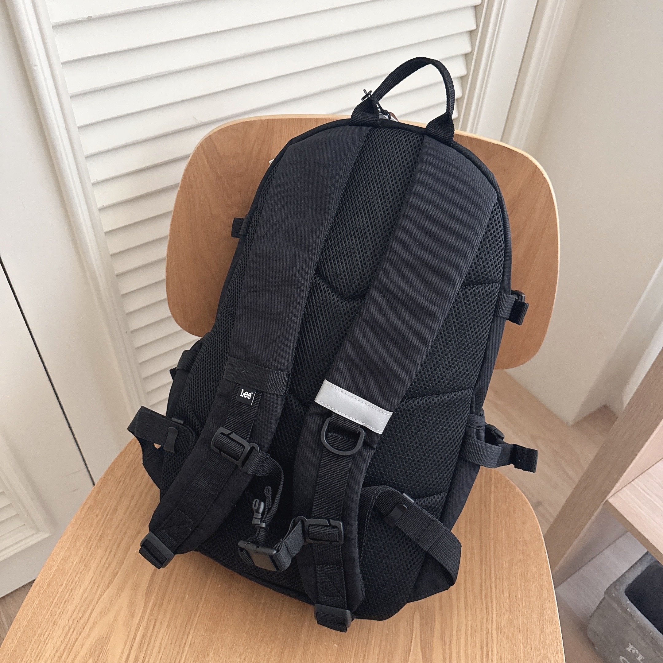 （現貨）LEE 大logo 網繩 機能 後背包 14L LK2501BP05