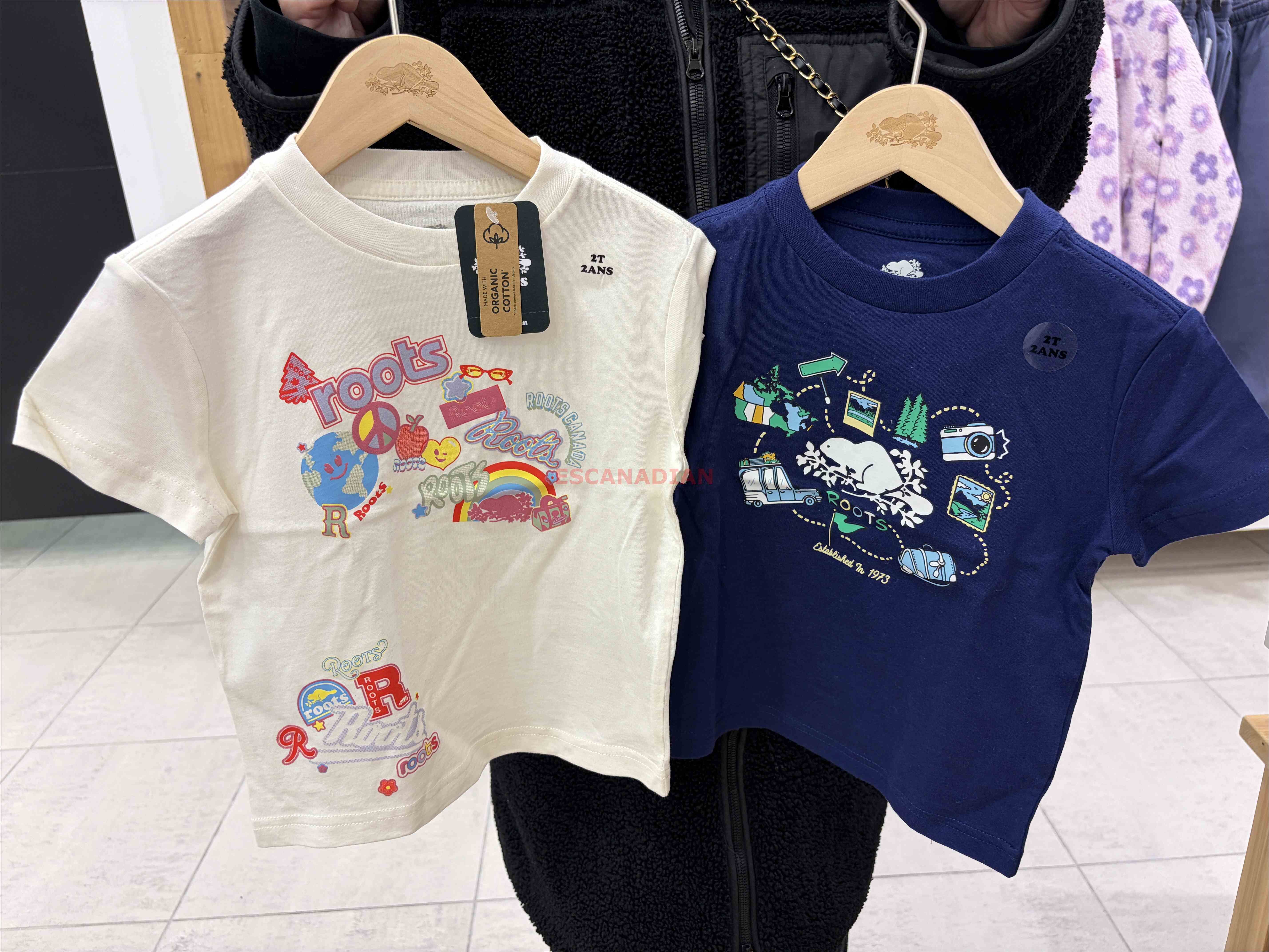 ROOTS 小童 戶外系列 公路旅遊 圖案 短TEE (2色)