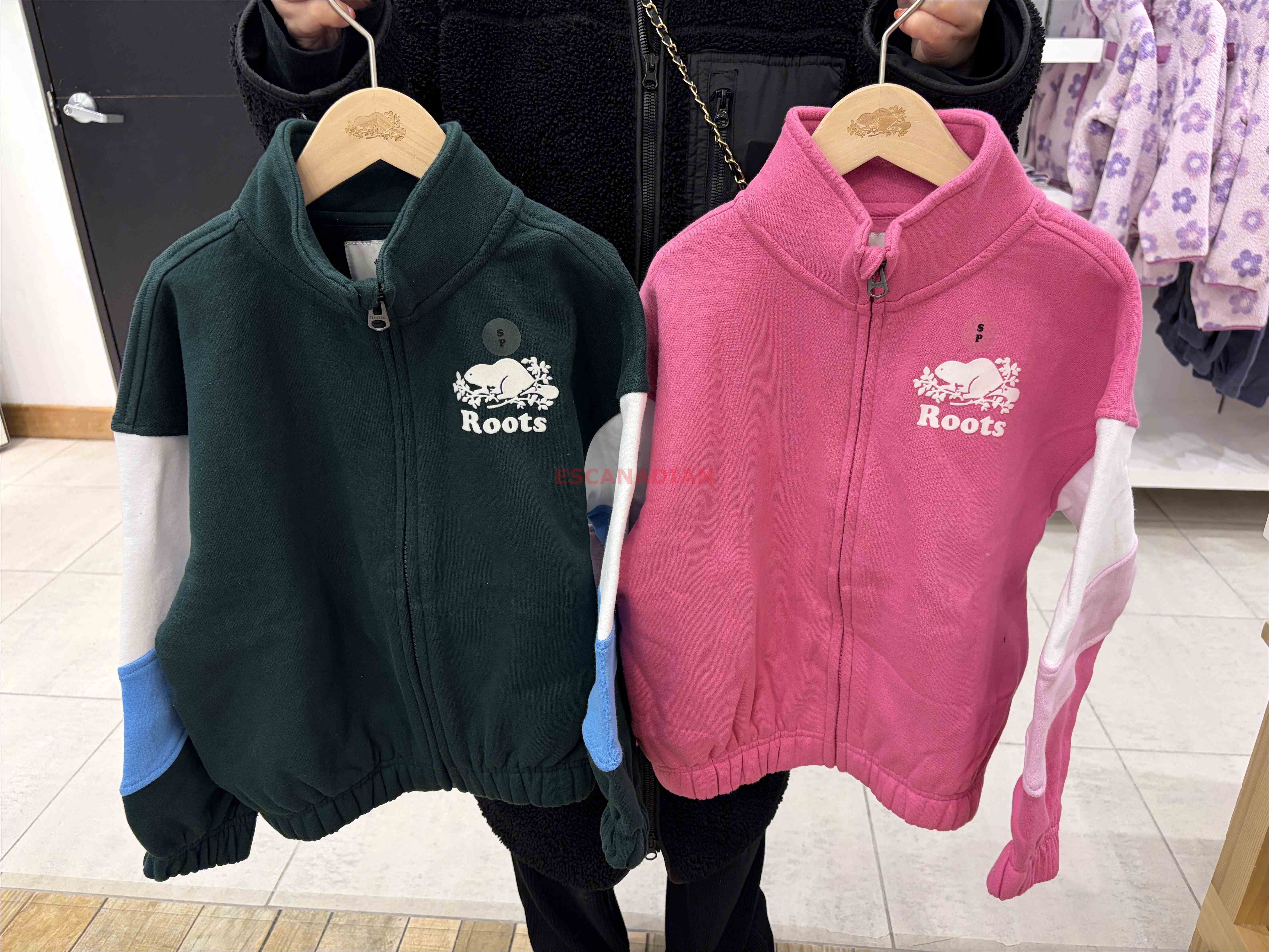 ROOTS 大童 運動系列 落肩寬版 刷毛 柔軟厚棉質 運動外套 (2色)