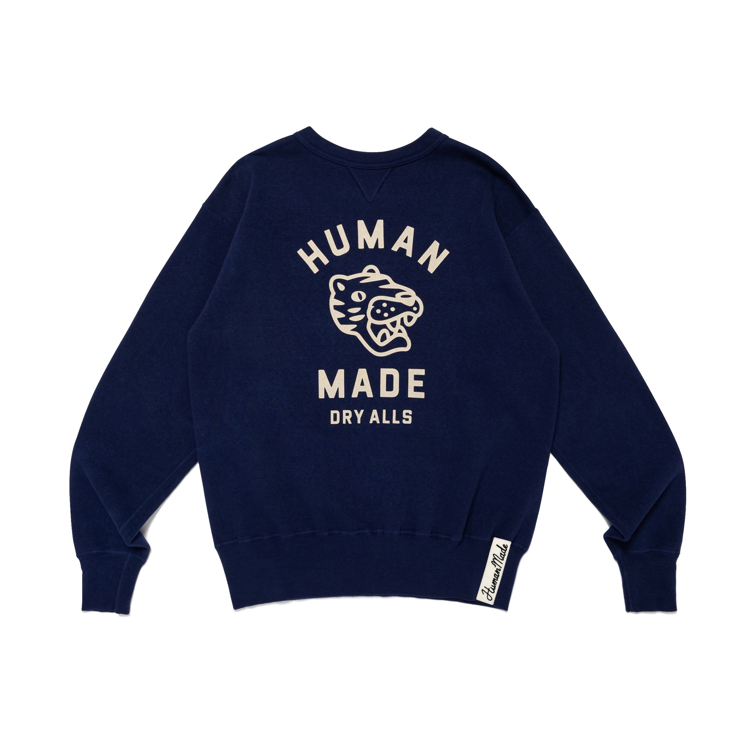預購┃日本製 HUMAN MADE TSURIAMI SWEATSHIRT 老虎 衛衣 大學T
