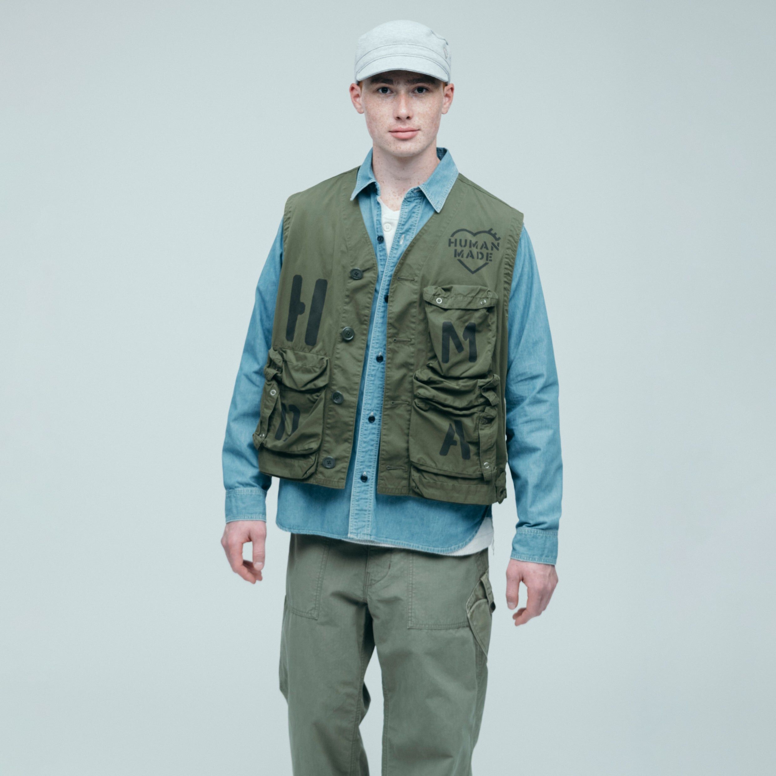 預購┃HUMAN MADE MILITARY VEST 愛心復古軍事背心