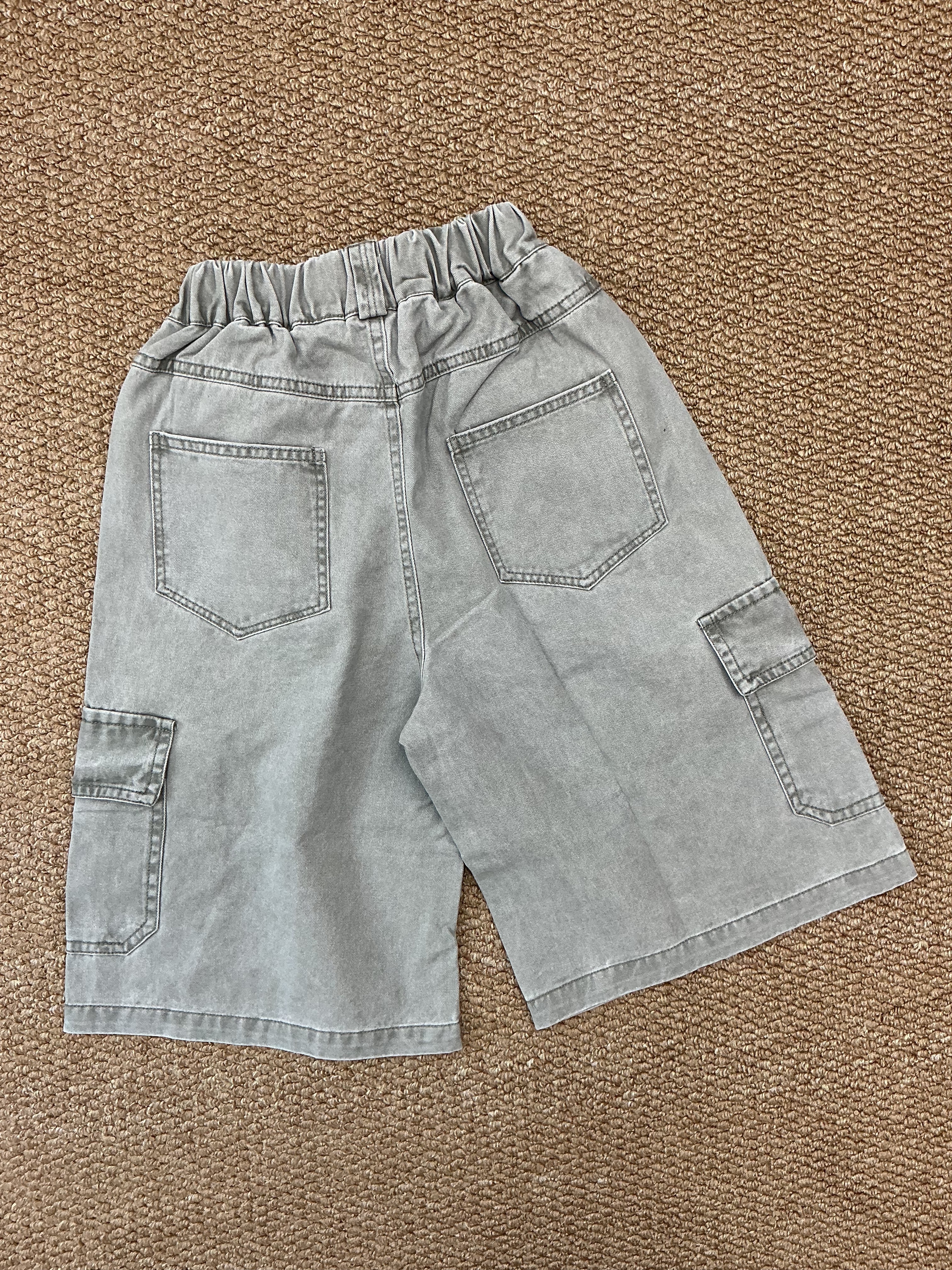 A04294軟牛仔水洗六分褲