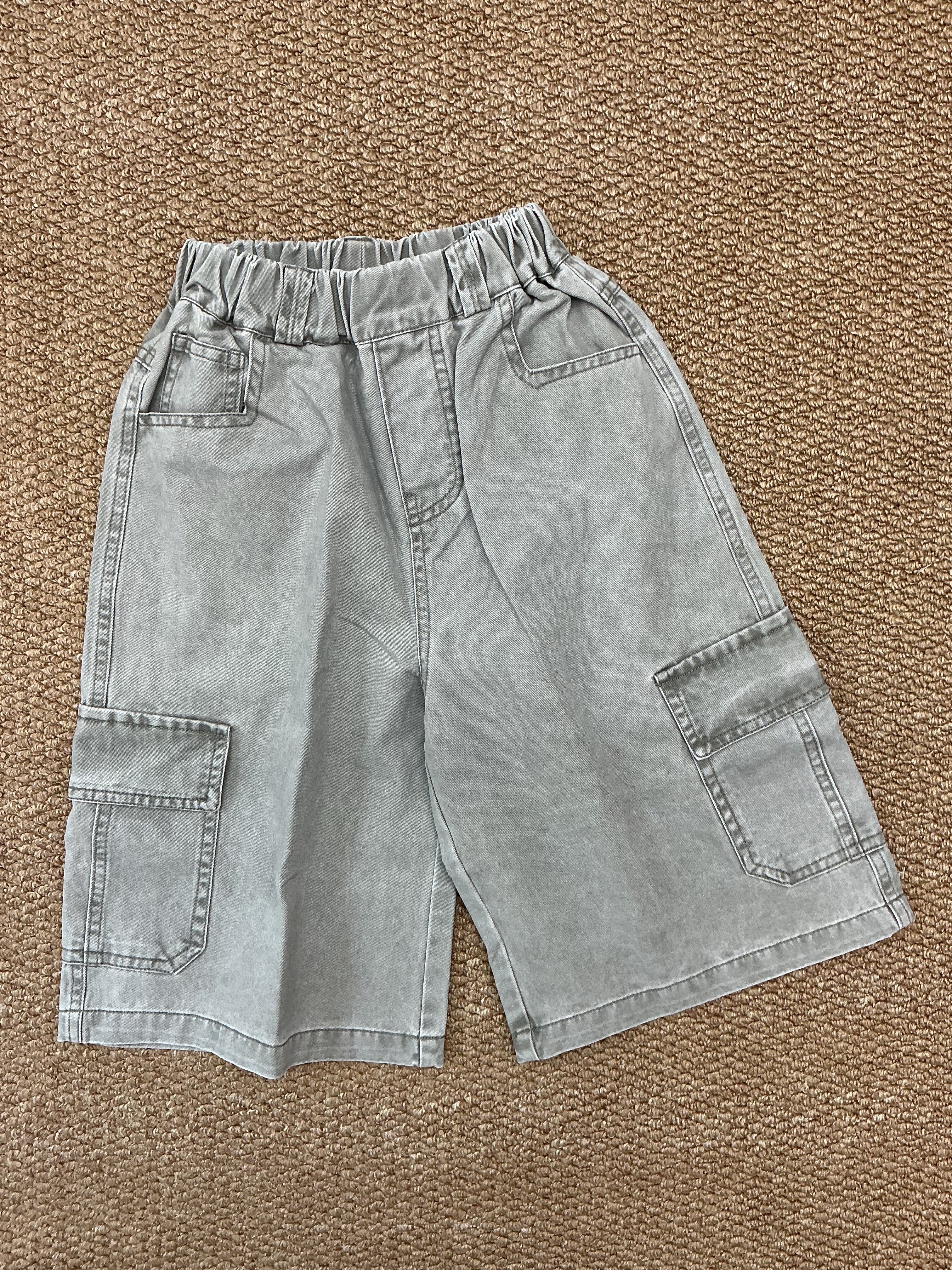 A04294軟牛仔水洗六分褲