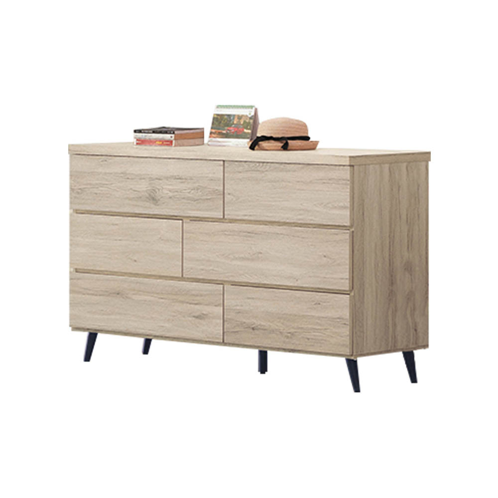 柏蒂家居-樂芙4.7尺六斗櫃/六抽收納置物櫃