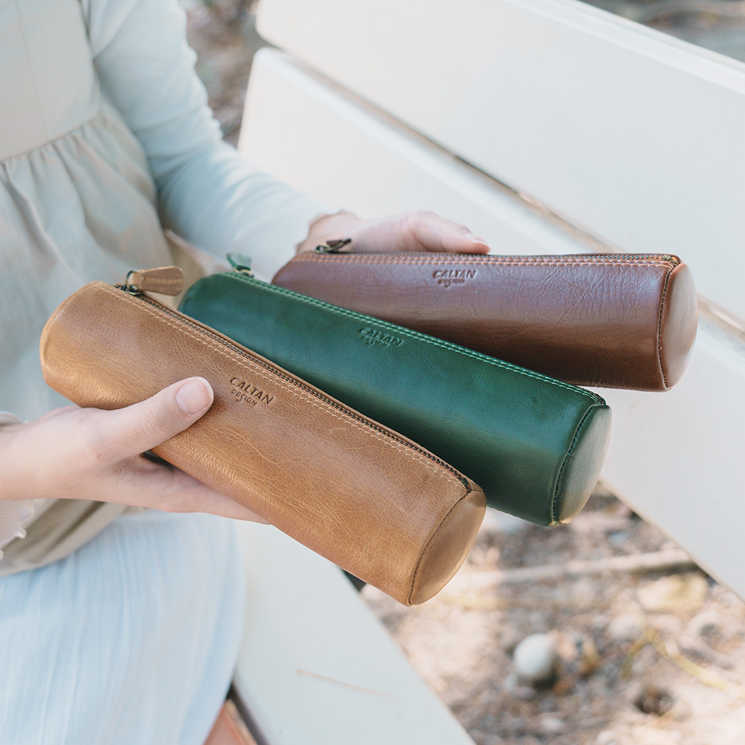 圓筒萬用筆袋-三色(072067)