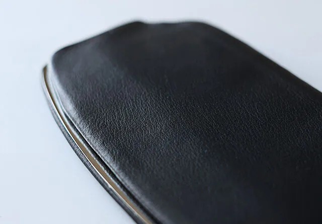 中川政七商店 - 防水牛皮口金長夾 / 黑