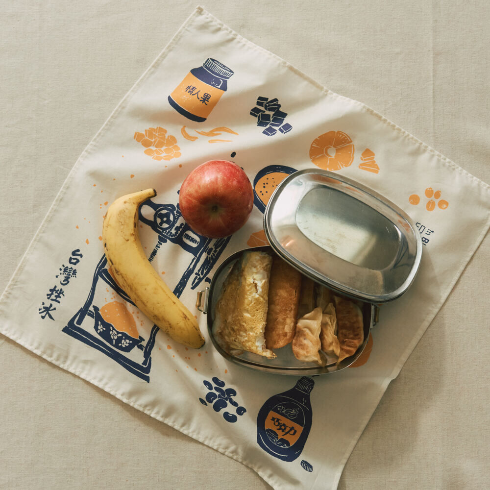 印花樂包布巾/台灣挫冰/檸檬愛玉