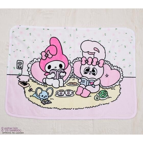 246309 Pbandai 預訂 2026/4月 エスターバニー×マイメロディ　ブランケット⚠️⚠️請先inbox查詢貨源‼️‼️
