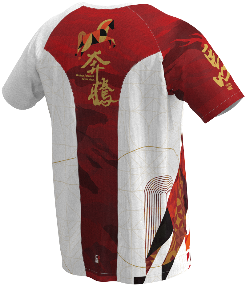 江湖跑堂《奔騰》運動跑服︱白