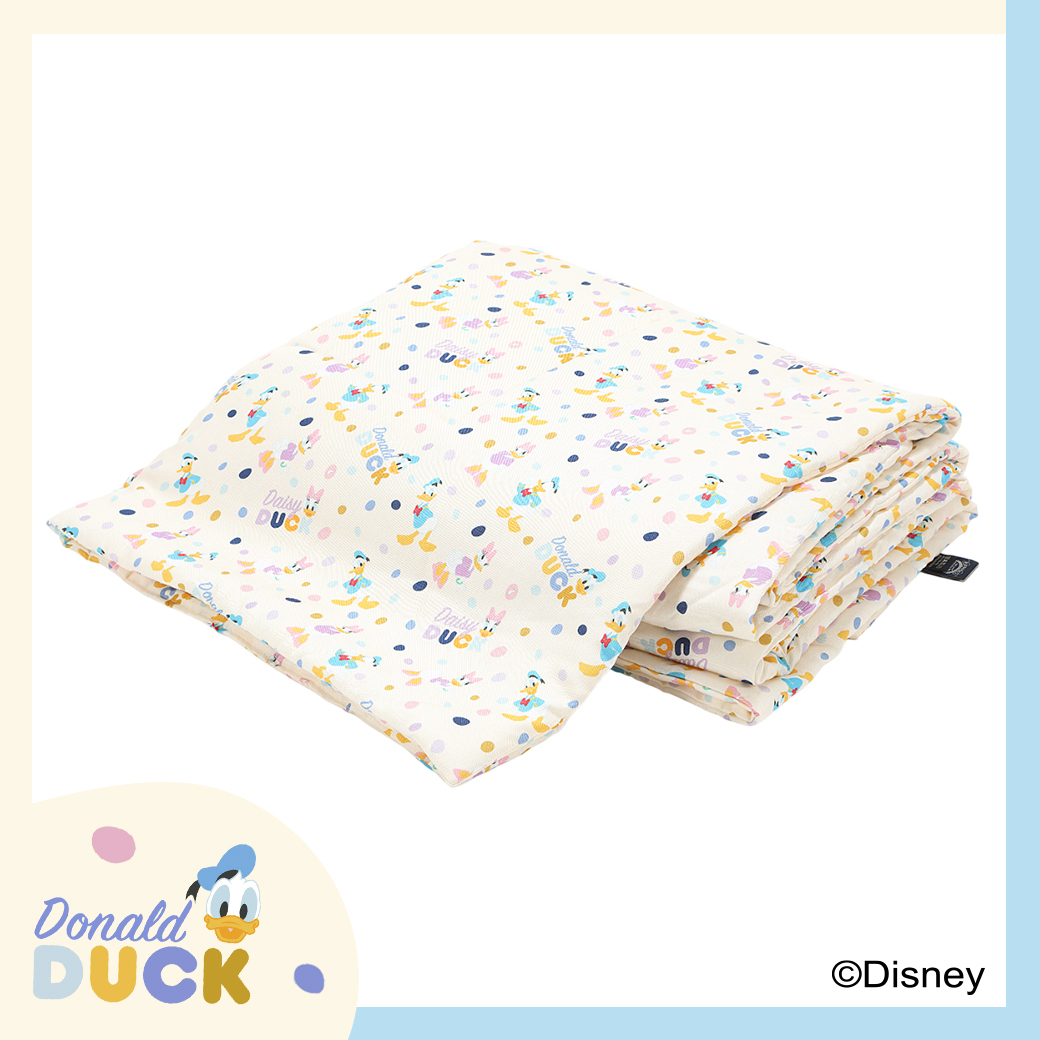 La Millou波蘭 竹纖涼感被大人款_無流蘇簡約質感｜唐老鴨系列_歡樂圈圈篇