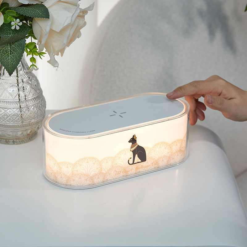 大英博物館｜蓋亞·安德森貓系列｜無線充小夜燈