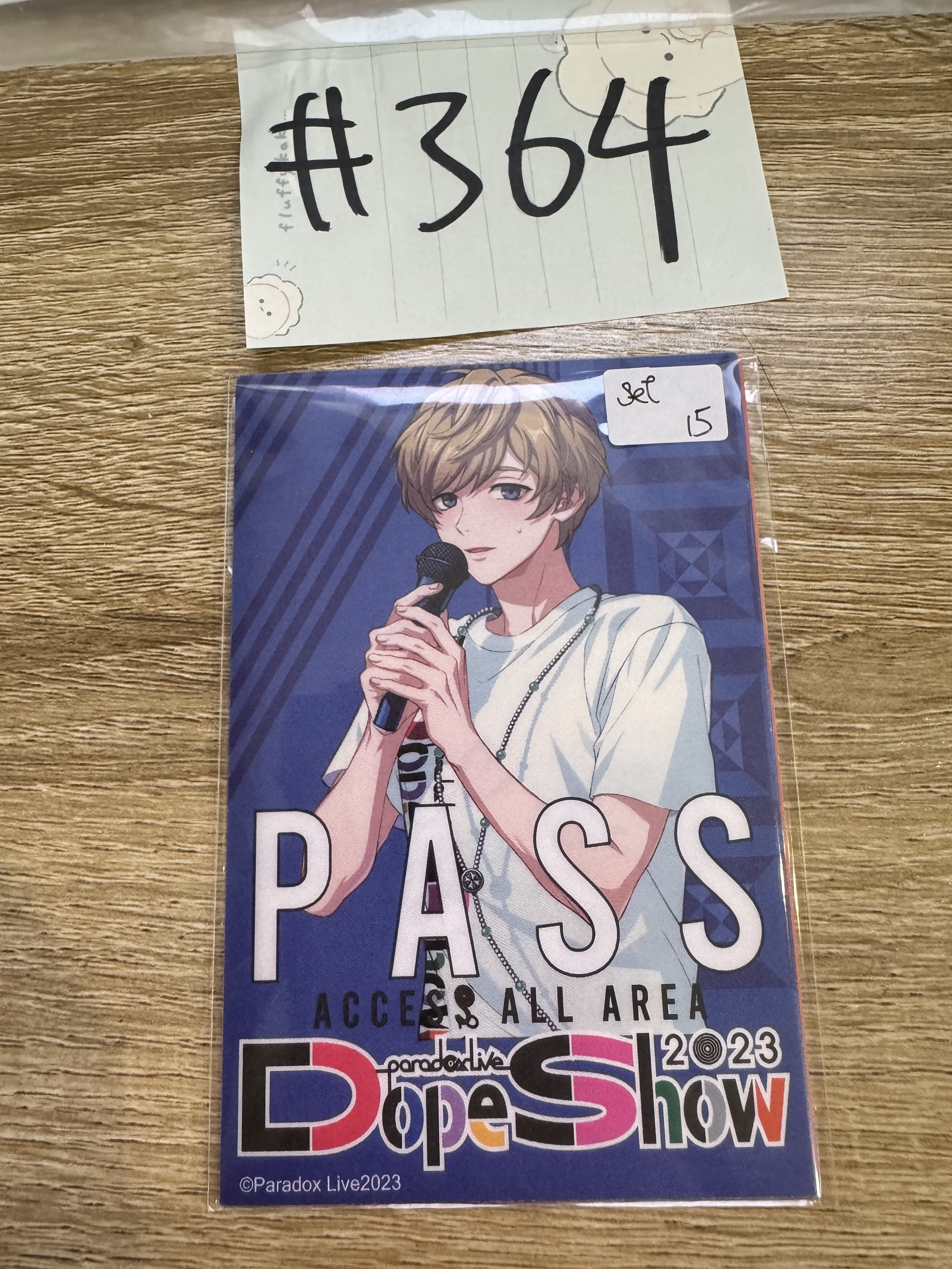 Paradox Live  四季 布貼紙 SET#364