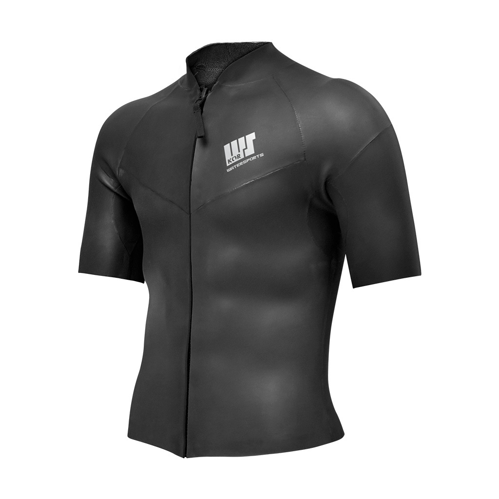 3.5mm 中性 CR 光皮防寒夾克膠衣 - 黑