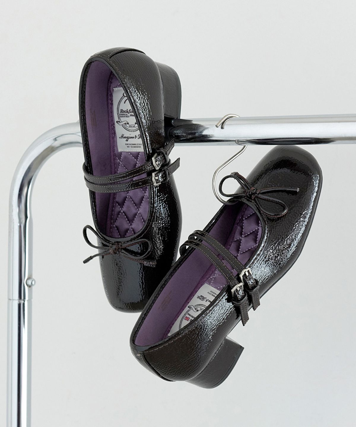 Rockfish Weatherwear SQUARE TOE TWO STRAP MARYJANES(4CM)