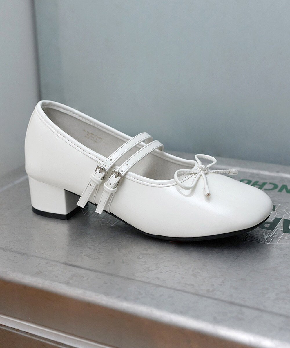 Rockfish Weatherwear SQUARE TOE TWO STRAP MARYJANES(4CM)