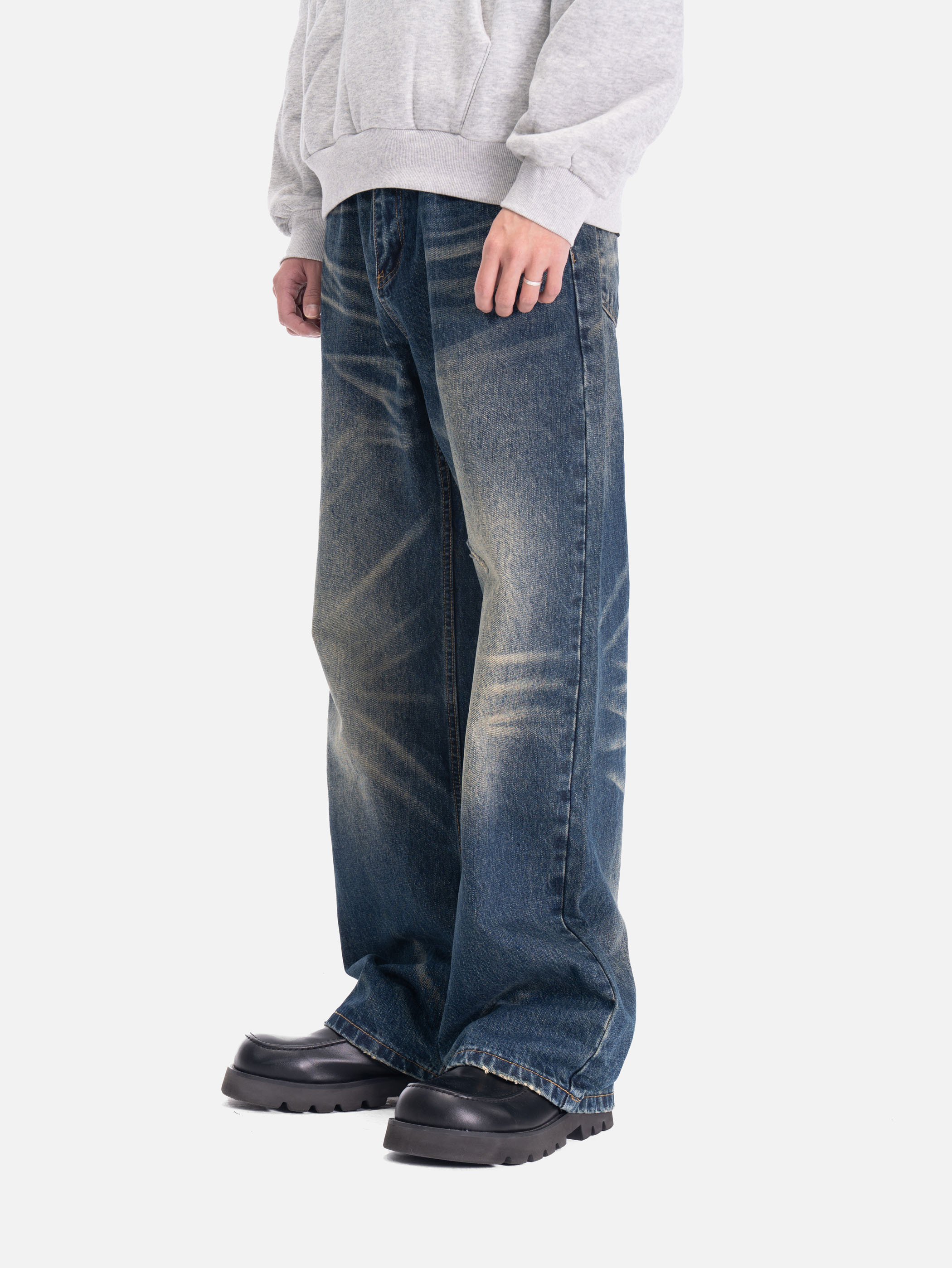 ACR 逆光行者 痞帥 直筒 牛仔褲