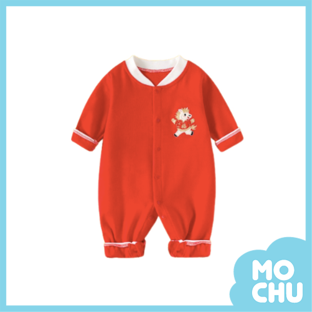 小福氣馬長袖連身衣