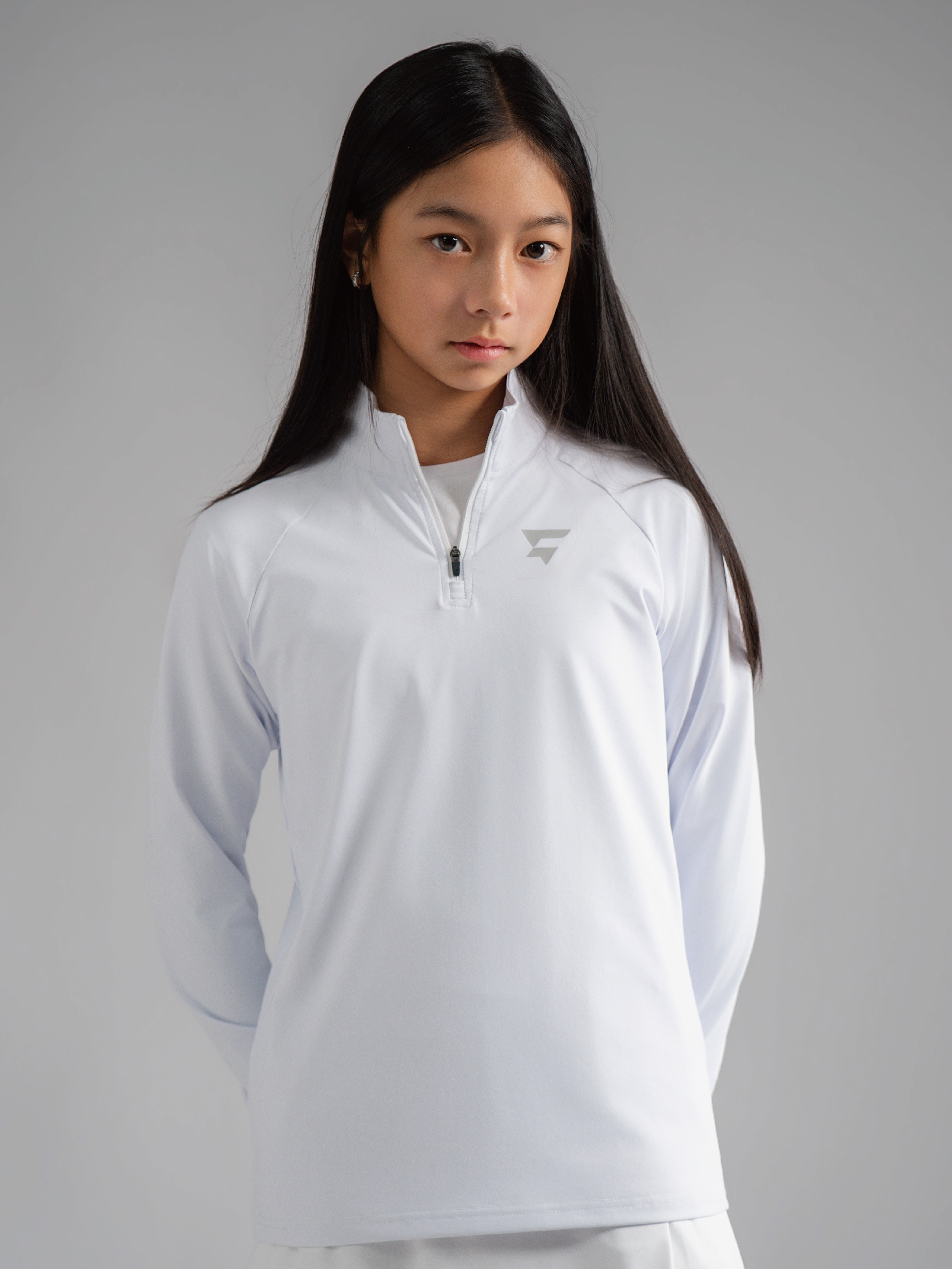 FlowLayer 1/4拉鍊立領全能上衣