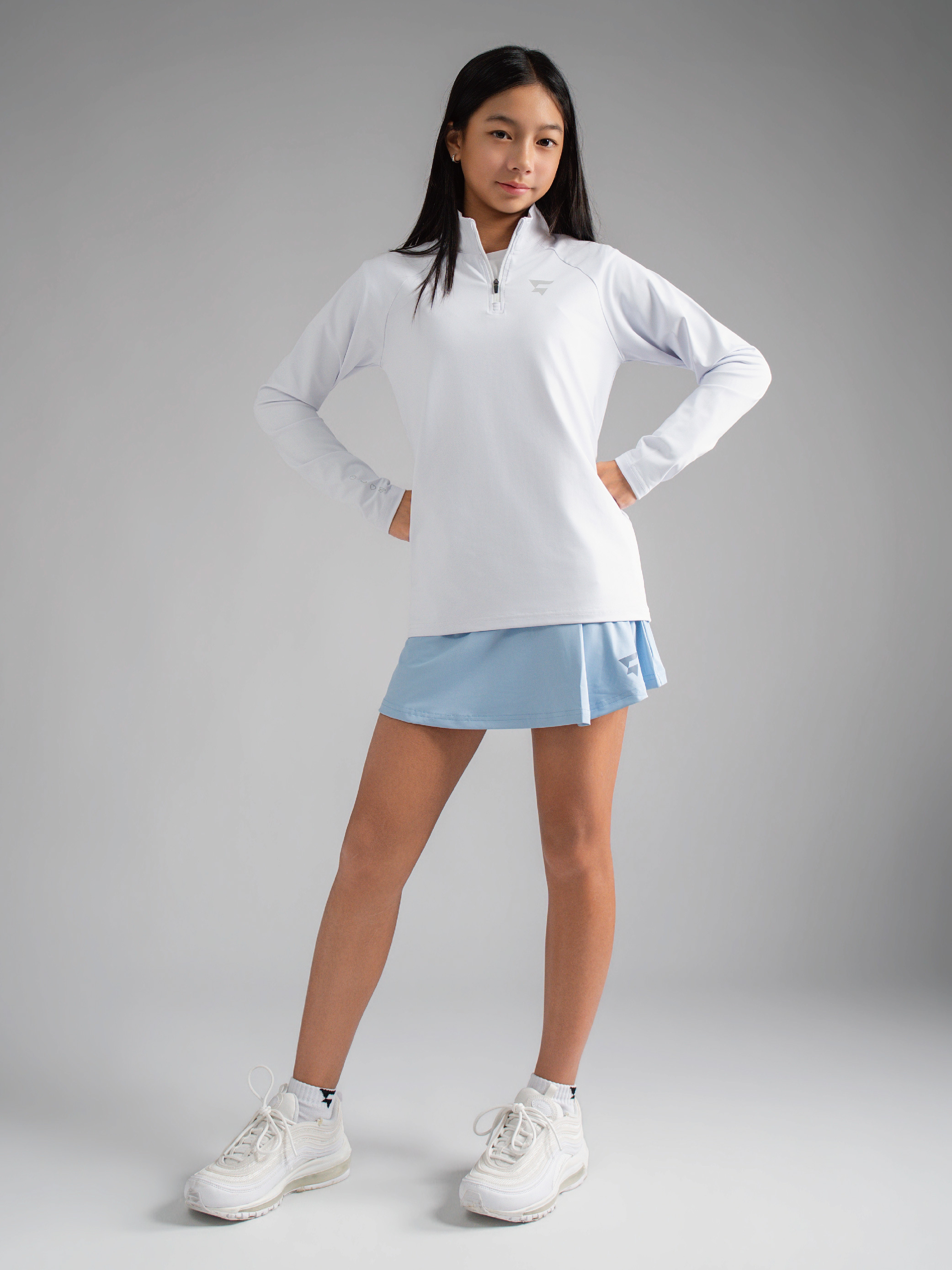 FlowLayer 1/4拉鍊立領全能上衣