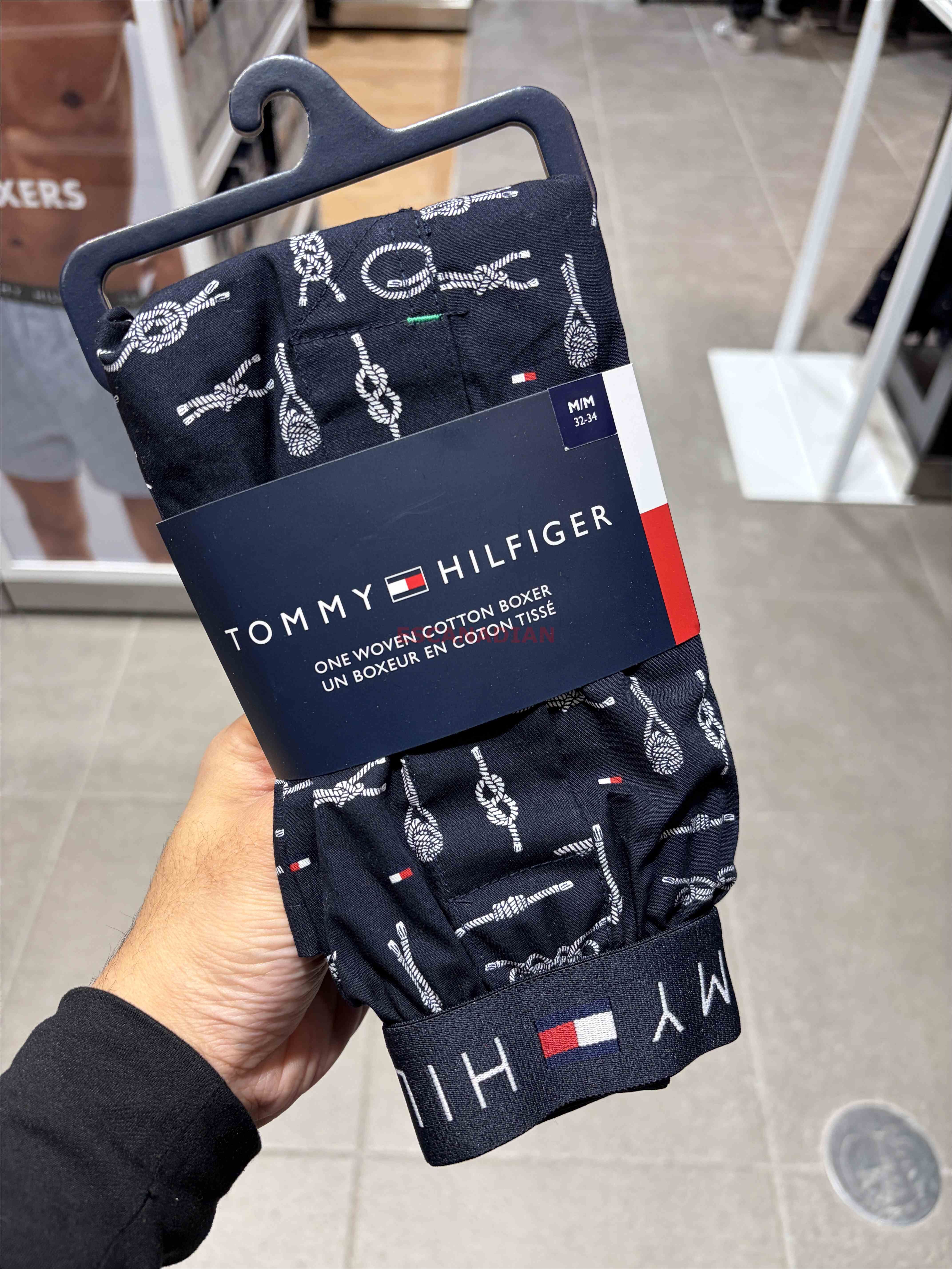 TOMMY 男大人 滿版 平口 四角褲