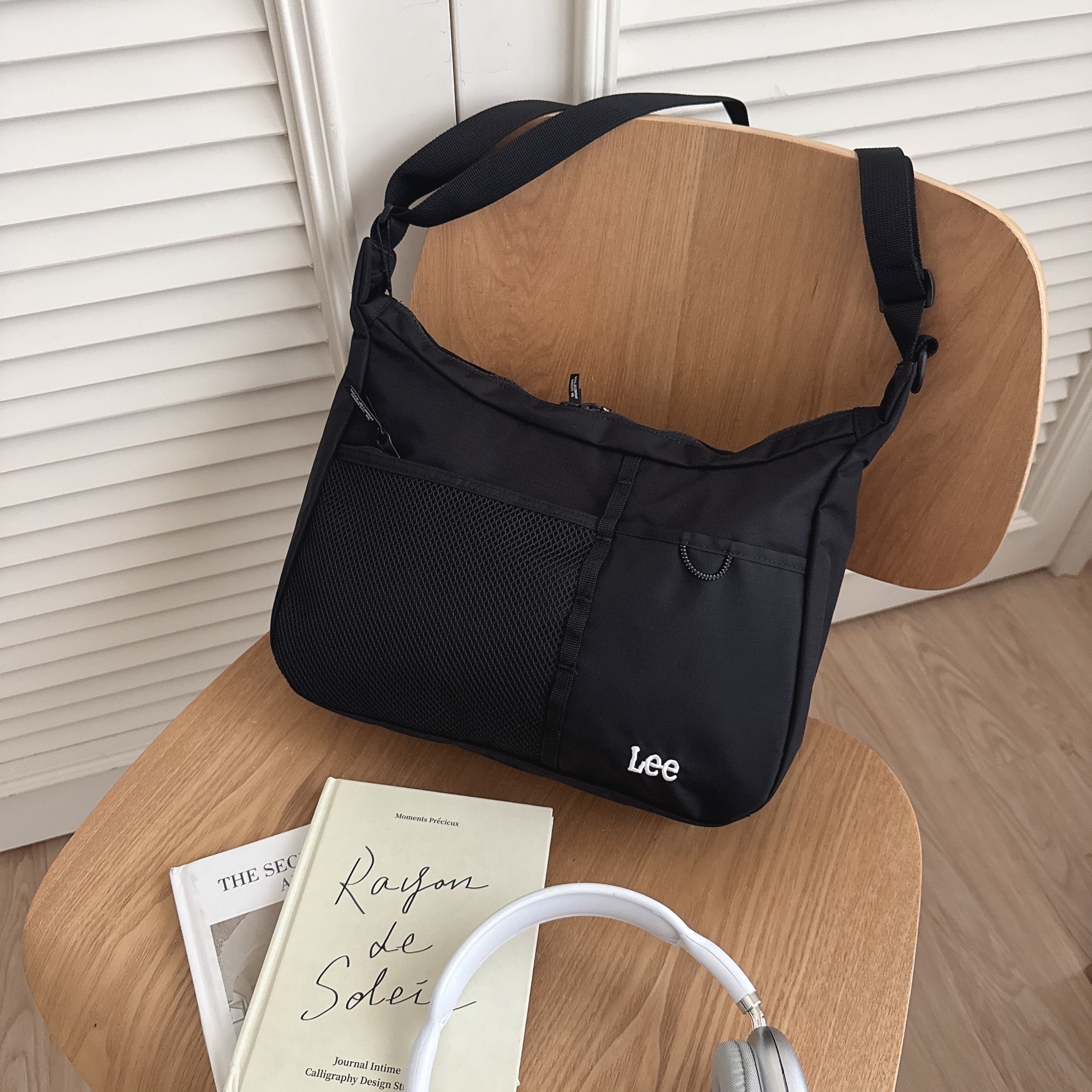 （現貨）LEE 網布 機能 斜背包 LE2601BG26