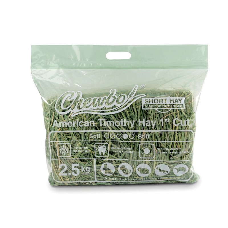 Chewbo 美國一割提摩西草2.5 KG（短切）環保版 - 2.5kg