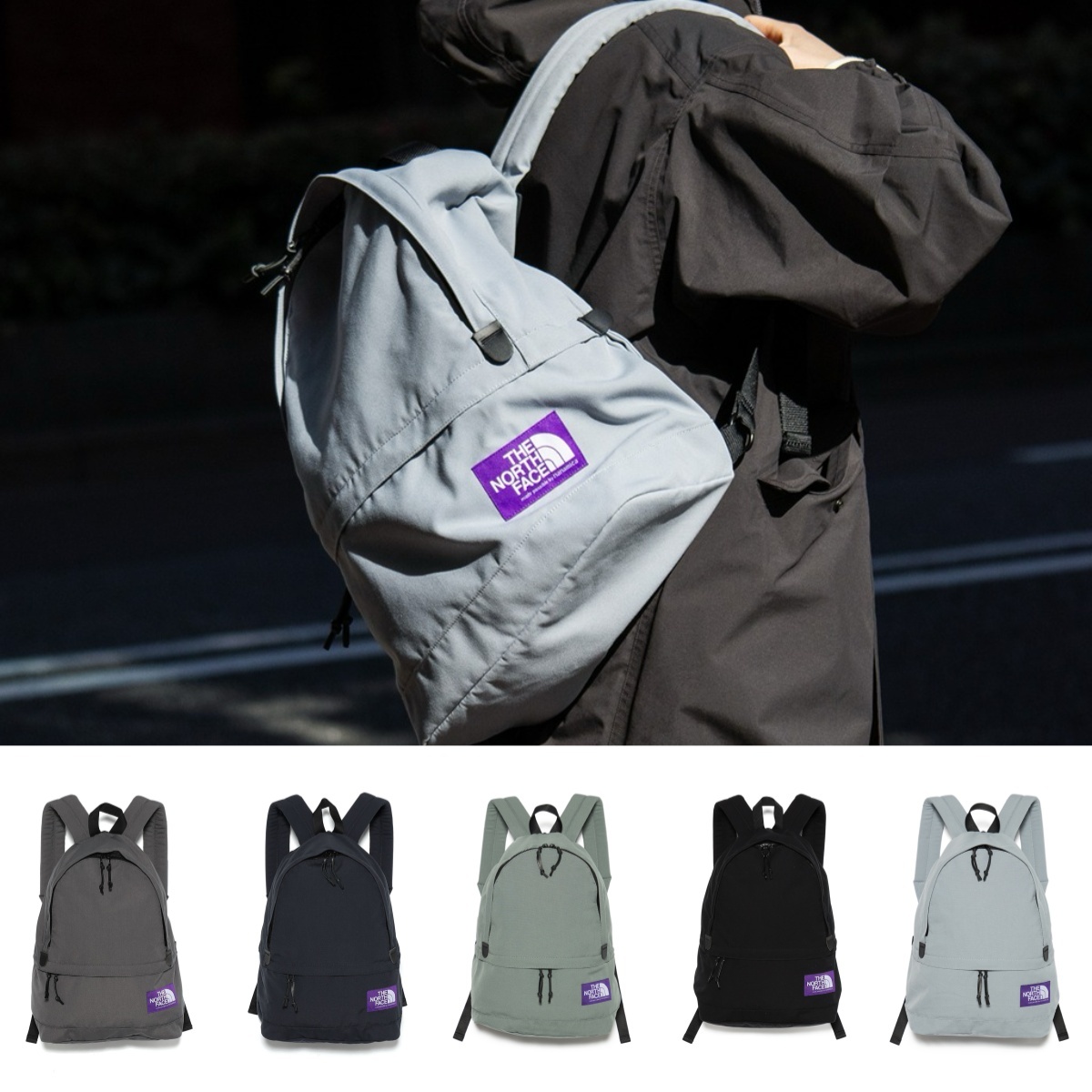 預購┃日本 TNF 紫標 Field Day Pack 輕量 帆布 大容量 後背包 23L