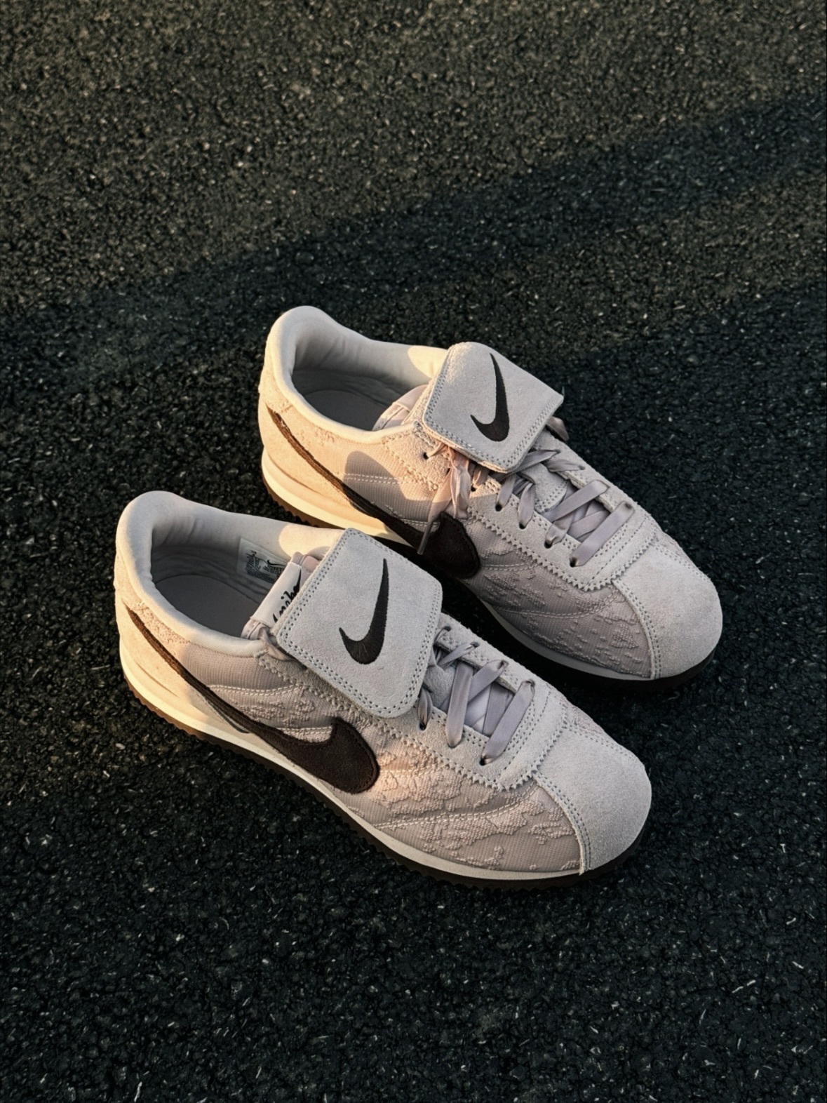 NIKE Cortez Textile 櫻花粉棕阿甘鞋 女鞋