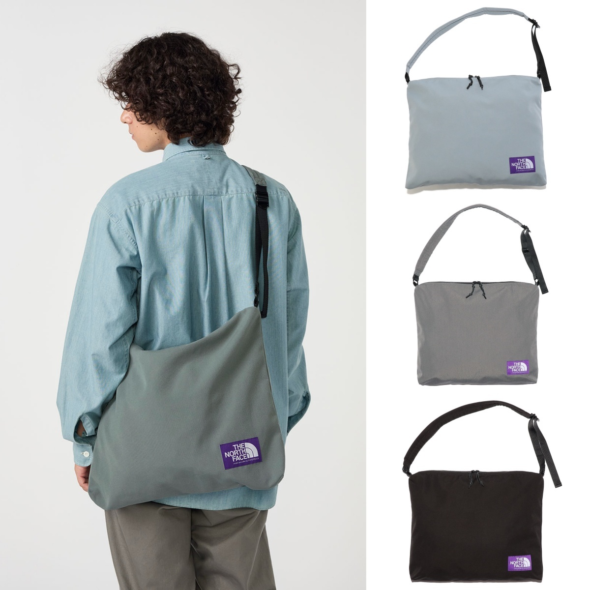 預購┃日本 TNF 紫標 Field Shoulder Bag 防潑水 大容量 肩背包 側背包